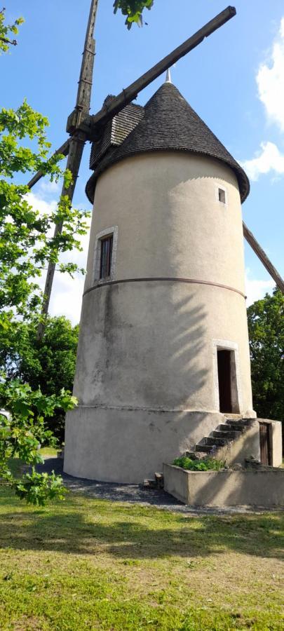 Moulin A Vent Le Champ Du Trail Villa Saint-Cyr-des-Gats Exterior foto